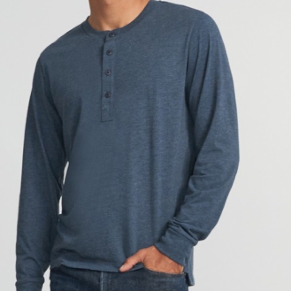 J. BRAND IMBER LONG SLEEVE HENLEY X.